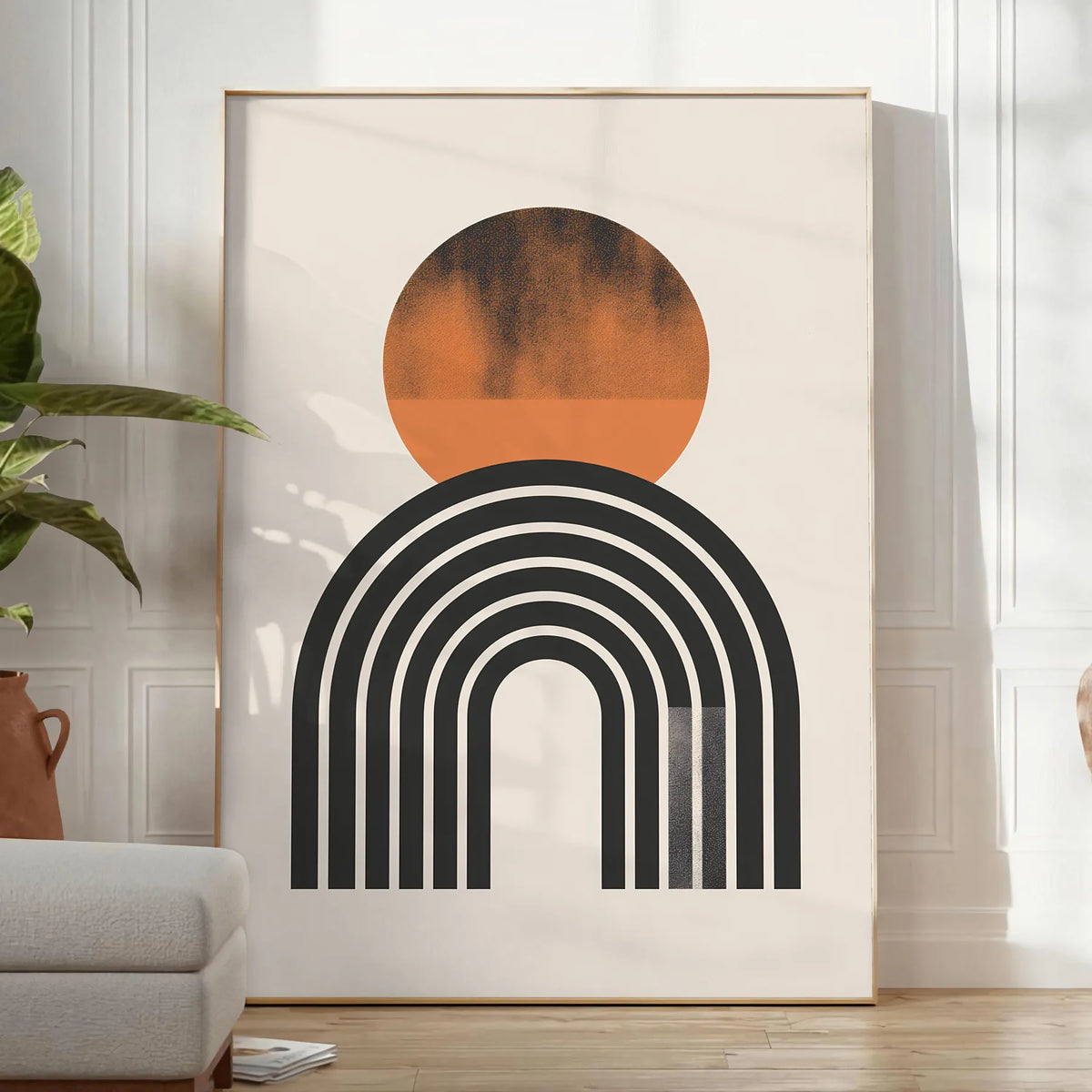 space Boho Abstract 16 poster gray green tones captivating art wall piece perfect tranquility style room unique gift artwork available standalone print